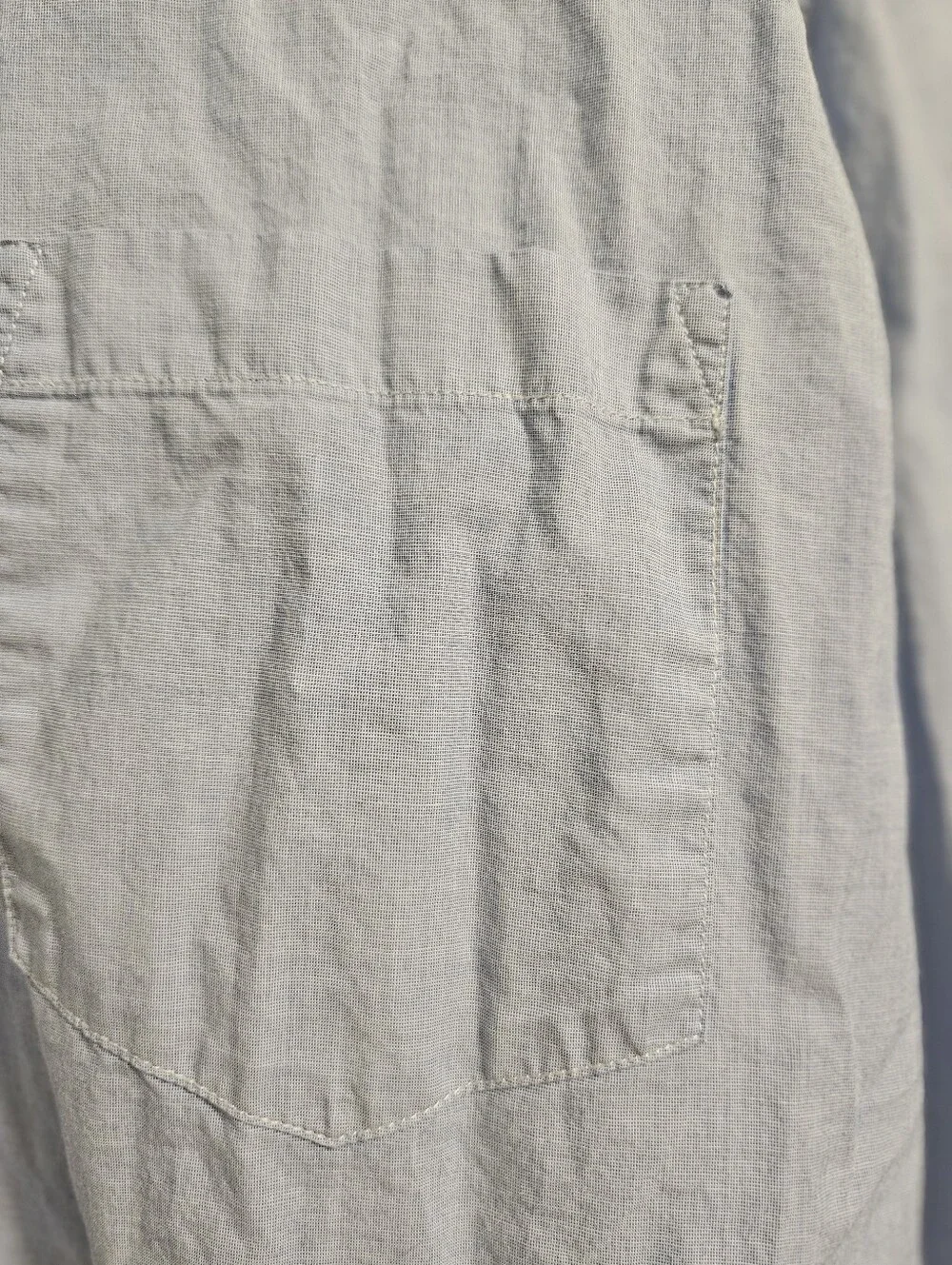 NWOT J.crew Light Blue Linen Shirt